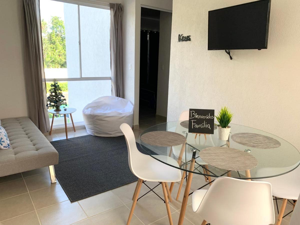 Departamento Vacacional 2 Habitaciones Vista A La Alberca By Eita Cancun Ngoại thất bức ảnh