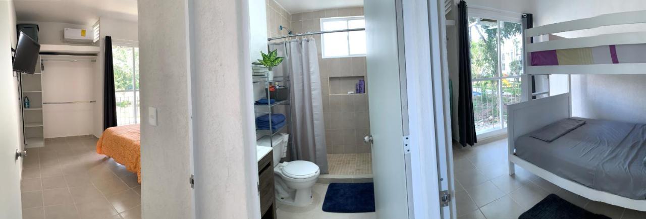 Departamento Vacacional 2 Habitaciones Vista A La Alberca By Eita Cancun Ngoại thất bức ảnh