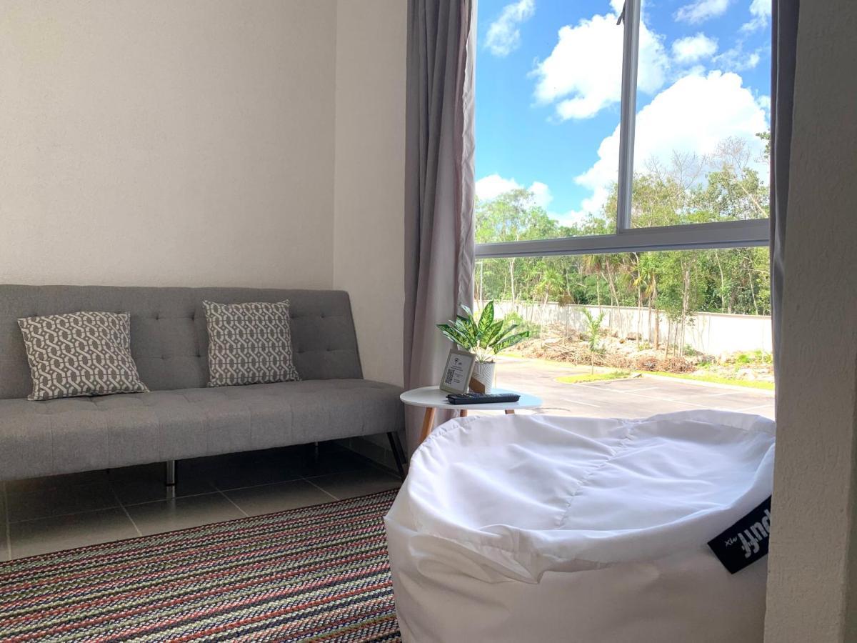 Departamento Vacacional 2 Habitaciones Vista A La Alberca By Eita Cancun Ngoại thất bức ảnh