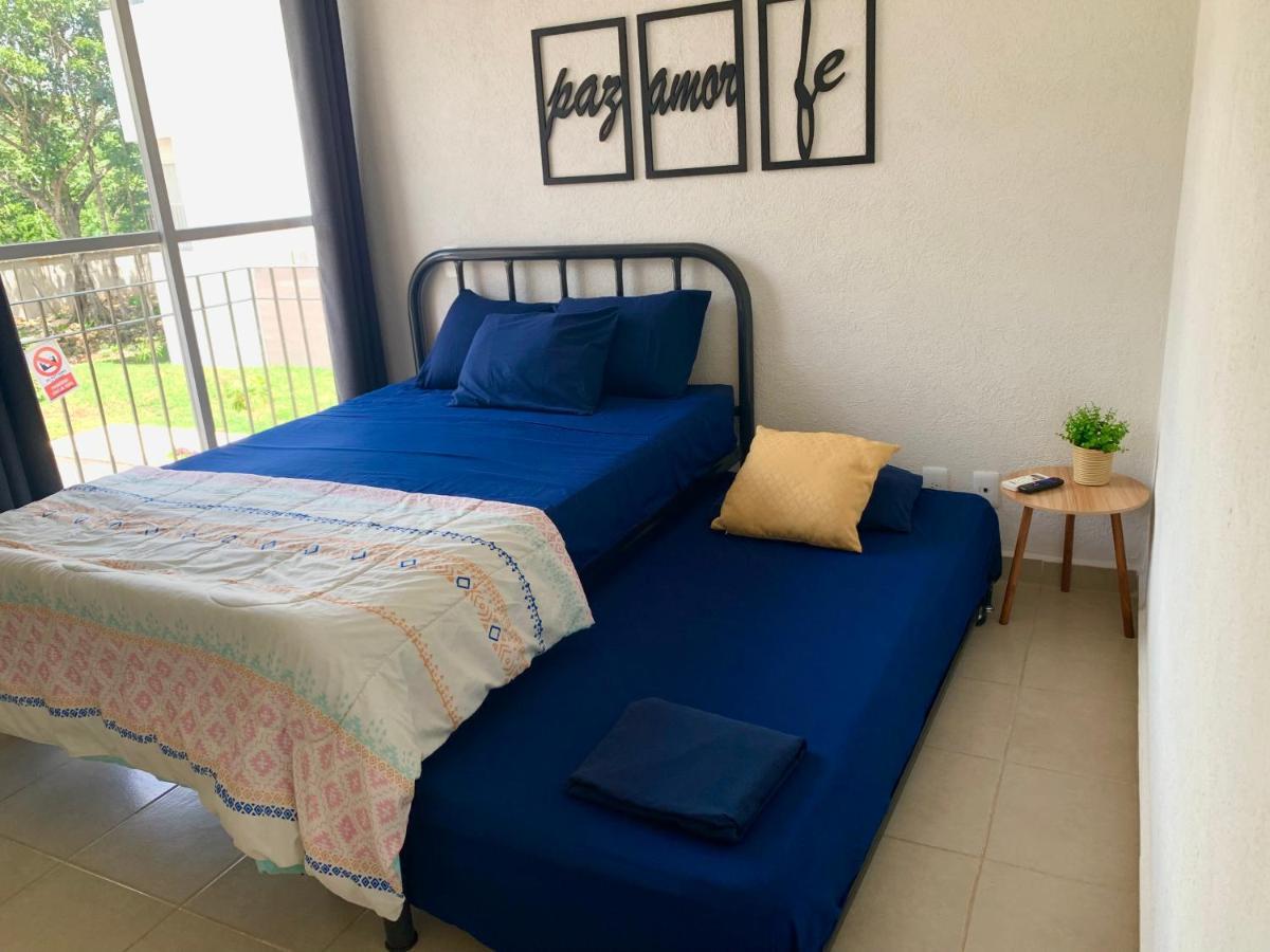 Departamento Vacacional 2 Habitaciones Vista A La Alberca By Eita Cancun Ngoại thất bức ảnh